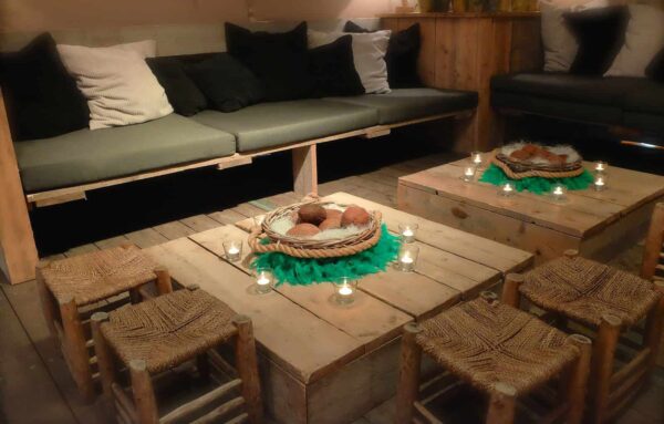 Steigerhout loungetafel